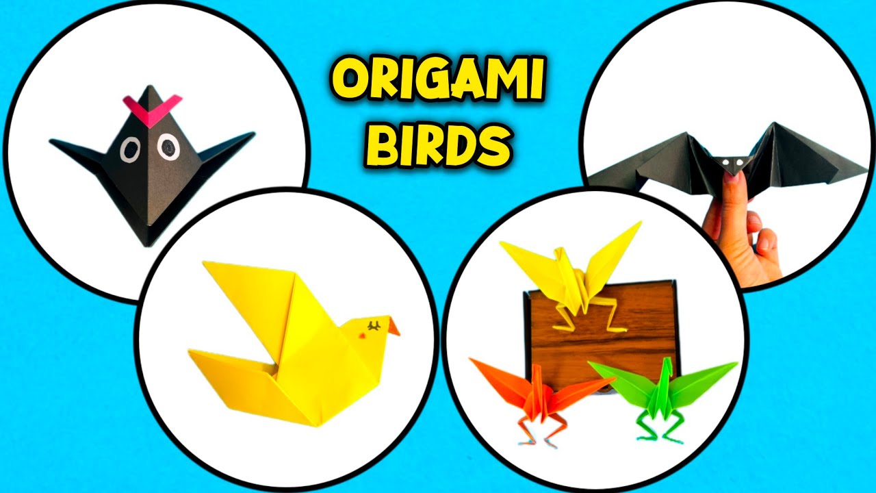 4 Easy Origami Birds – Step by Step Tutorial