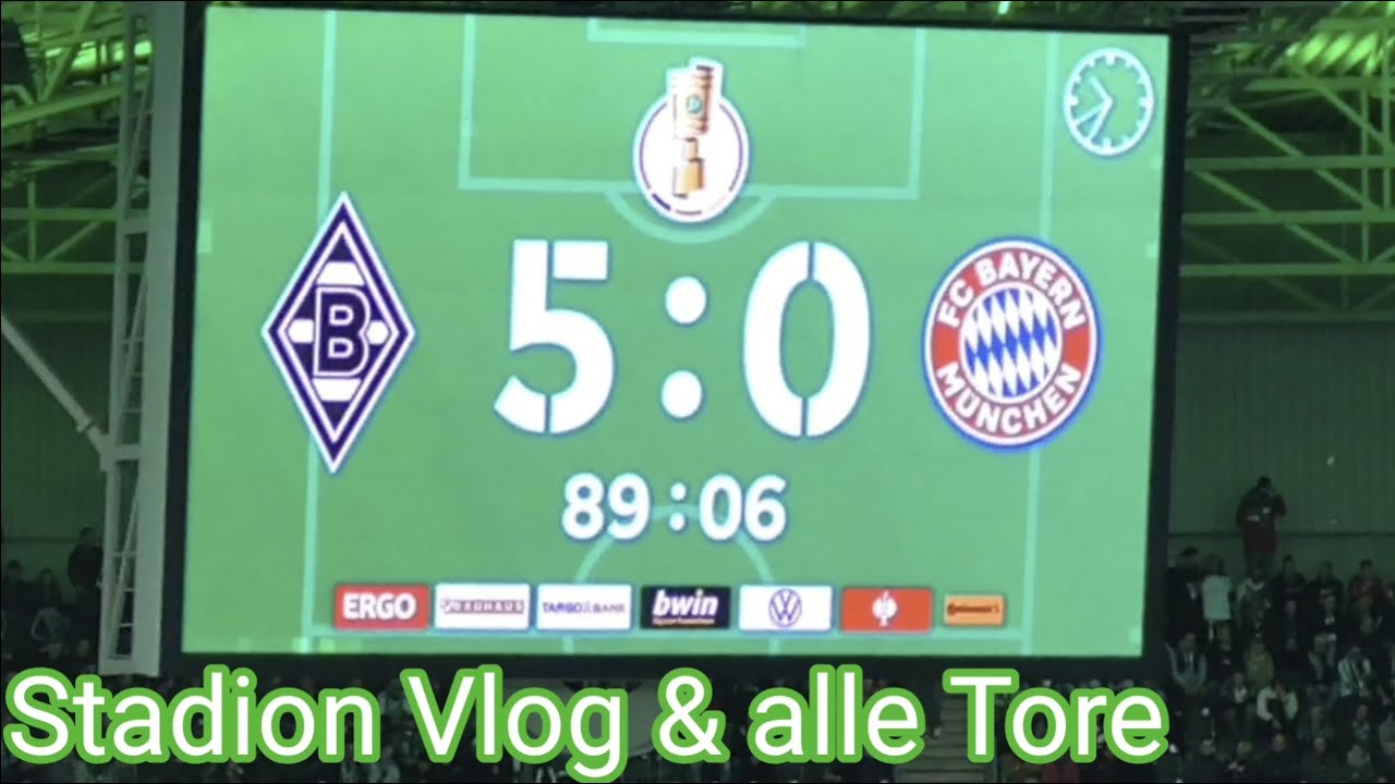 Vlog & alle Tore: Borussia Mönchengladbach vs FC Bayern München 5:0 - DFB Pokal 27 10 2021
