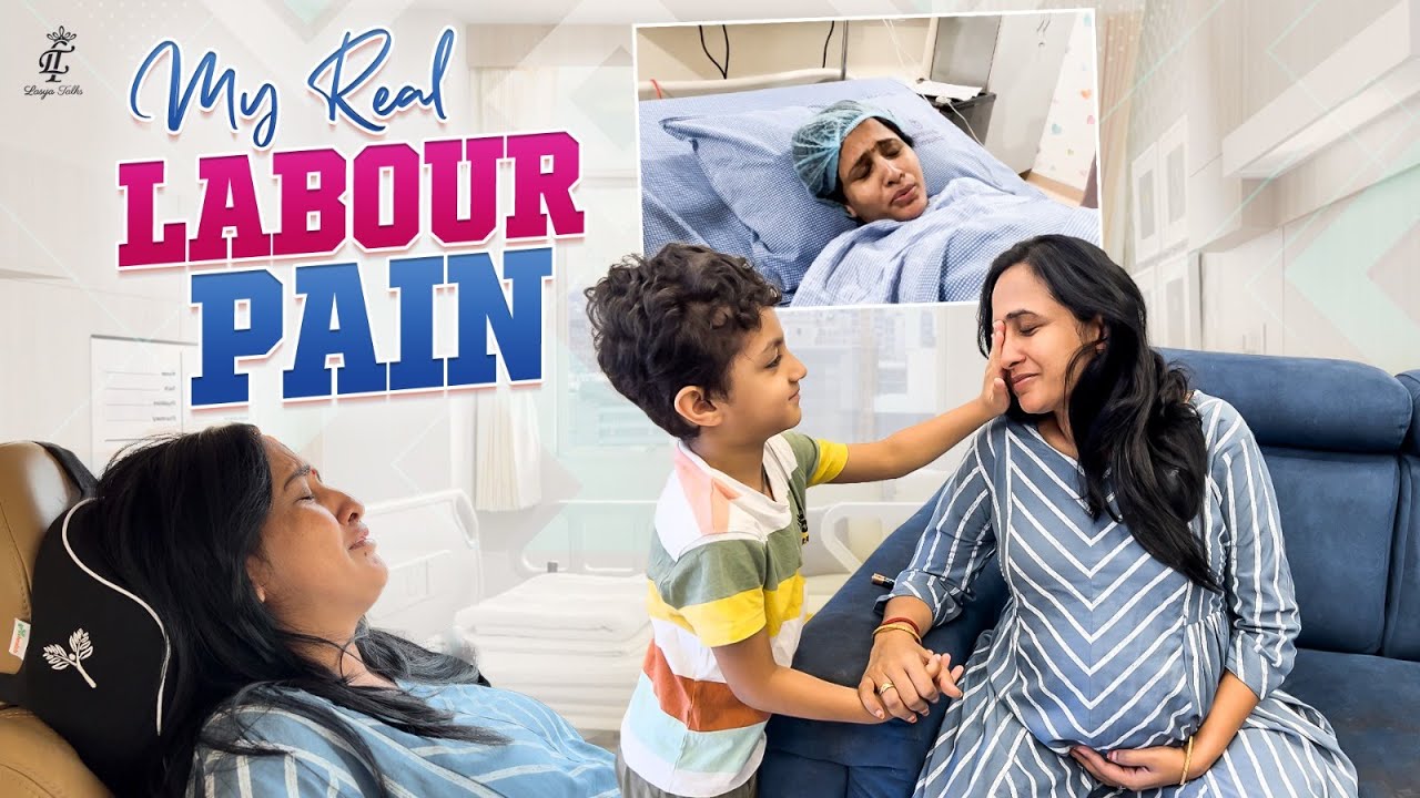 Labour pains started Rush to Hospital || Unbearable pain || baby 2 || @LasyaTalks ||