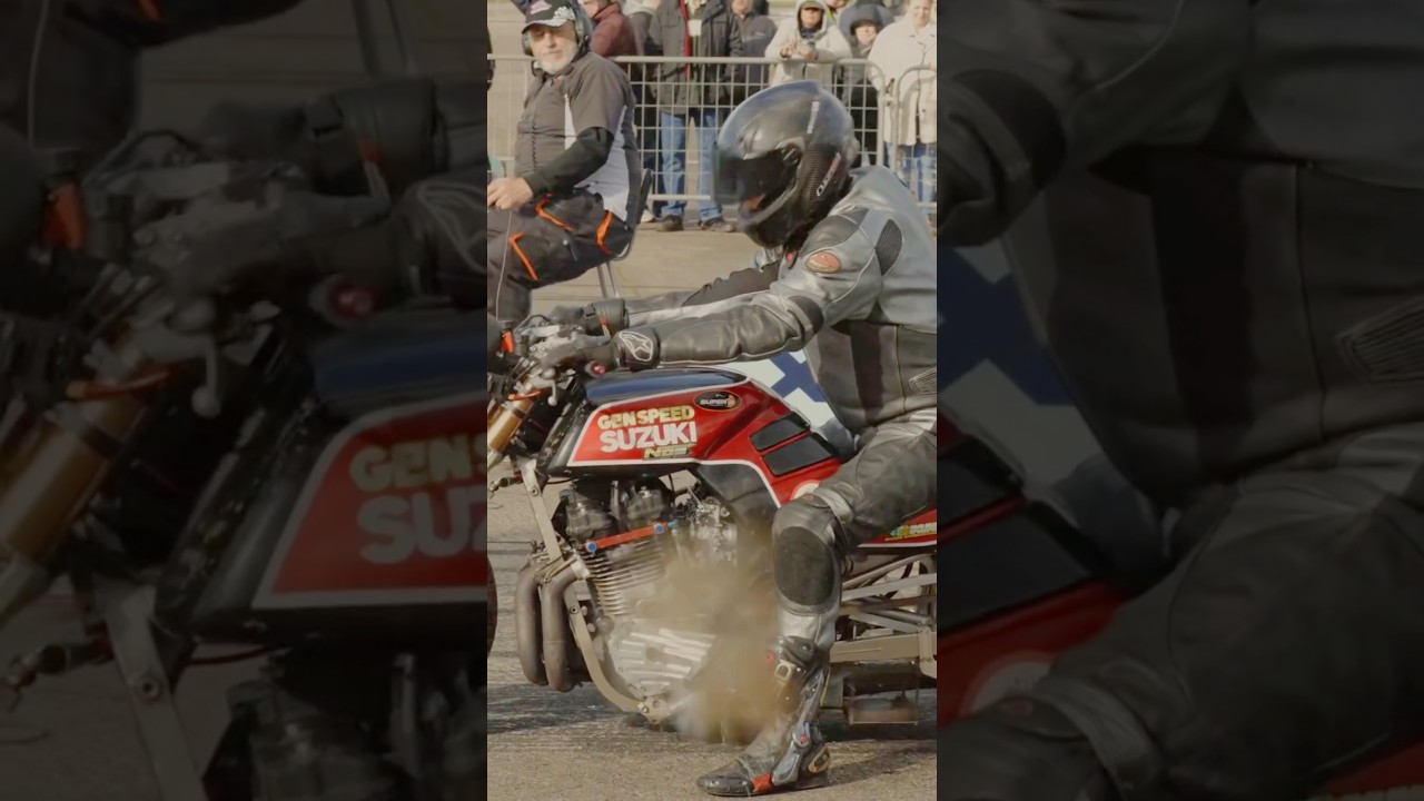 ENGINE EXPLODES! Suzuki Drag Bike