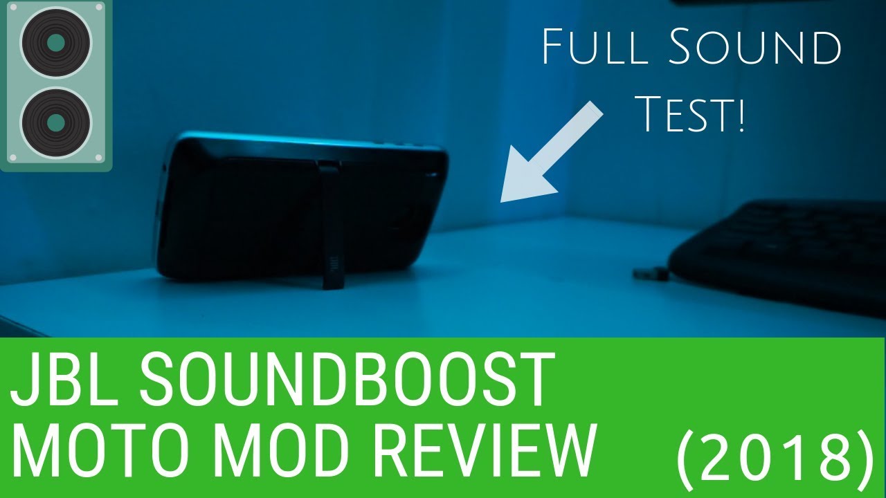 JBL Soundboost Moto Mod Review (2018) With Sound Test