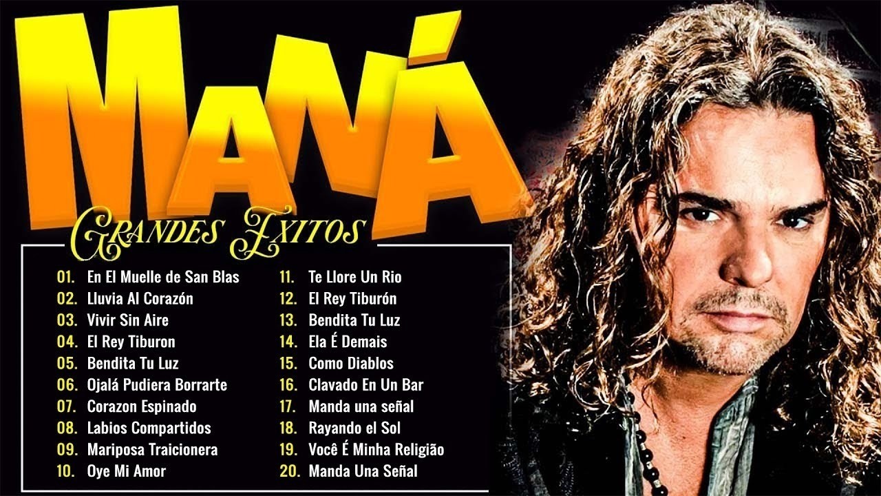Maná Éxitos Mix 💖 30 Super Éxitos Románticos Inolvidables | Maná Lo Más Escuchado