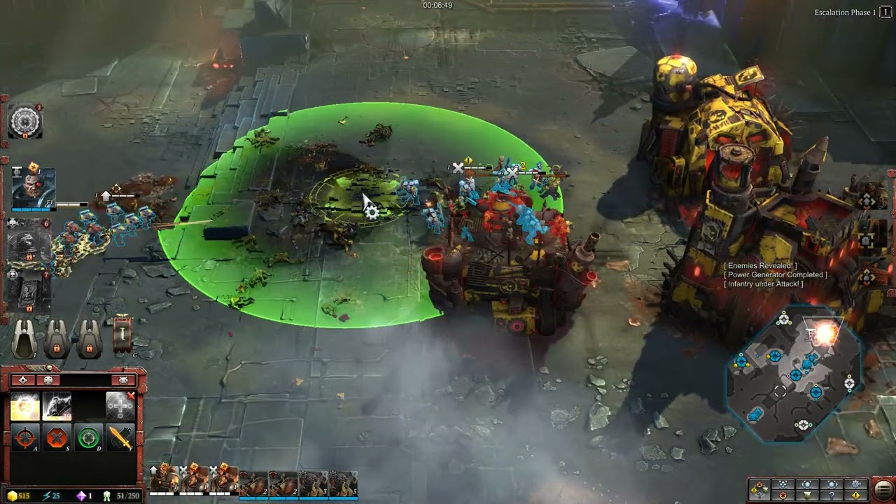 Warhammer 40000  Dawn of War III Brutal Duel Space Marines vs Orks