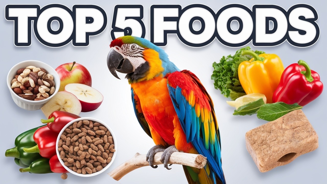 Top 5 Essential Foods For A Healthy Macaw Parrot Diet