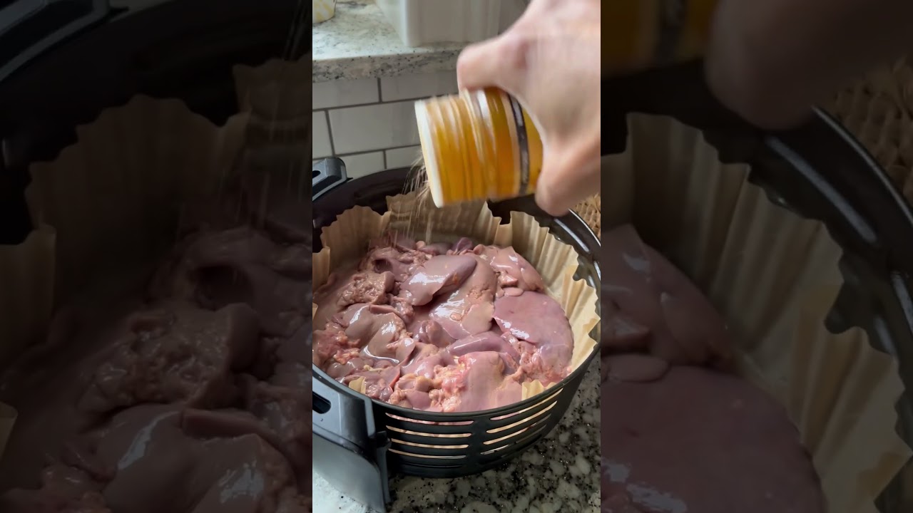 Приготовление куриной печени во фритюрнице на открытом воздухе не слишком приятно для обоняния.