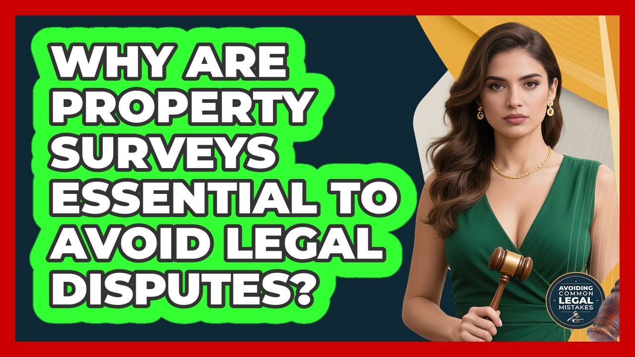 Why Are Property Surveys Essential To Avoid Legal Disputes? - Avoiding Common Legal Mistakes