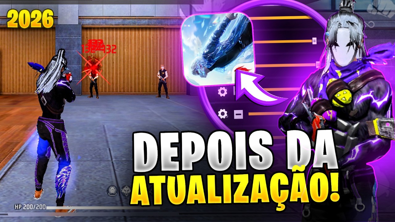 ATUALIZADA 2026! 🔥 a MELHOR SENSIBILIDADE Com e Sem DPI para SUBIR CAPA na ATUALIZA&Ccedil;&Atilde;O do FREE FIRE
