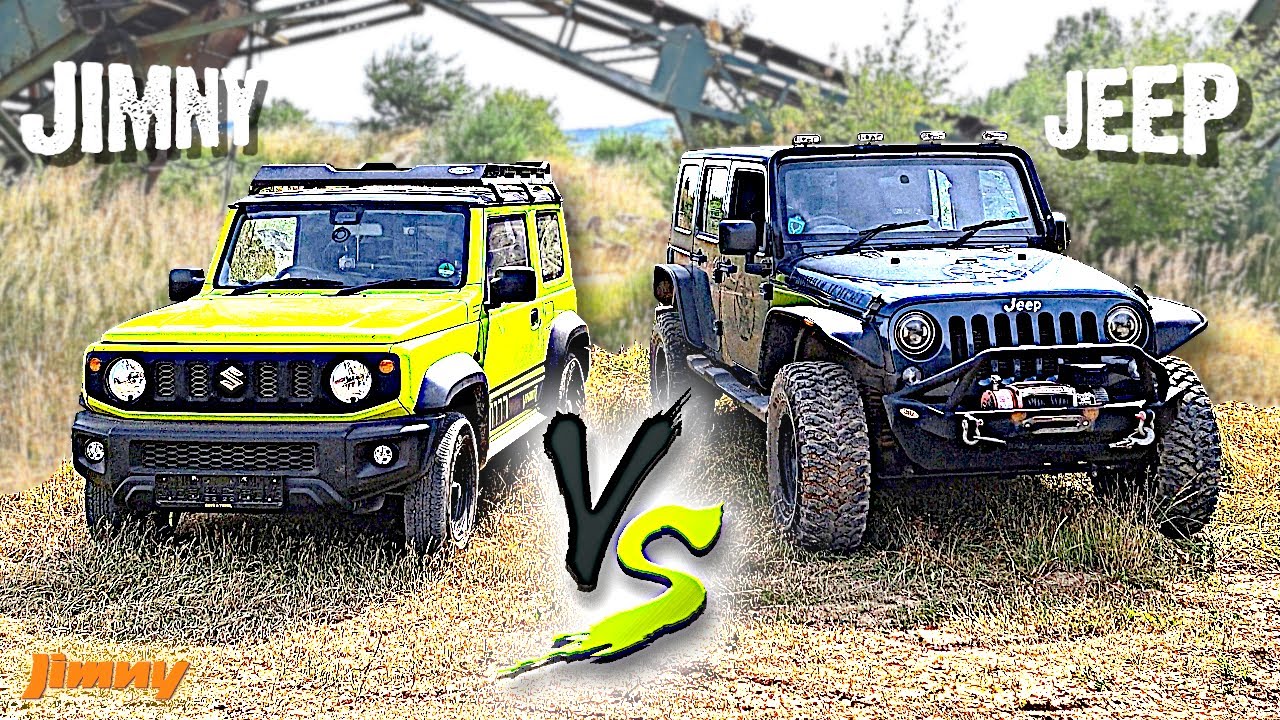 Suzuki Jimny против Jeep Wrangler | OFFROAD - ВЫЗОВ