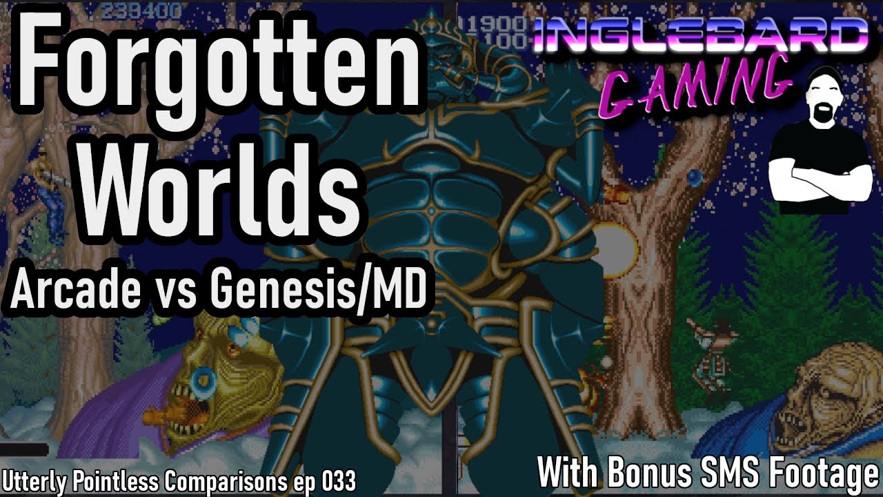 Forgotten Worlds arcade vs Genesis | Mega Drive with Sega Master System | Longplay | Complete Game