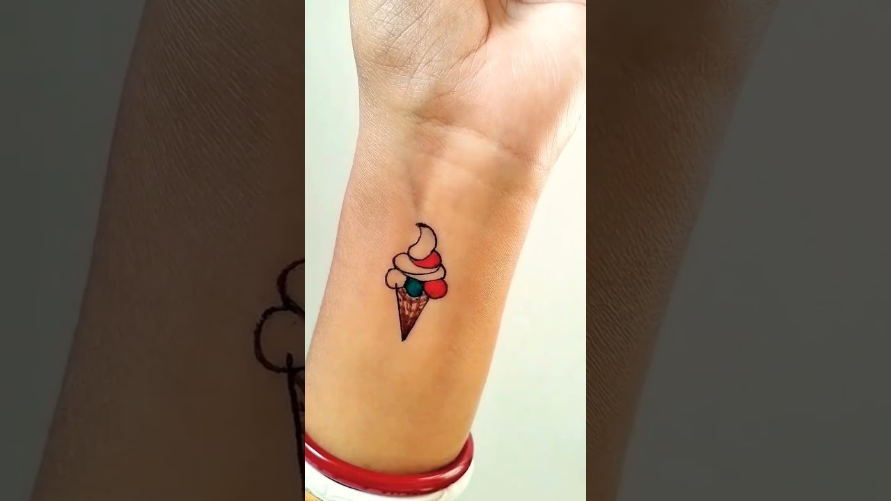 icecream 🍦#viral #trending #art #shortsfeed #tattoo #tattooart #tattooartist #icecream #shorts