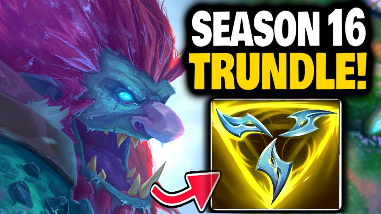 HOW to TRUNDLE  jungle in SEASON 16!!!