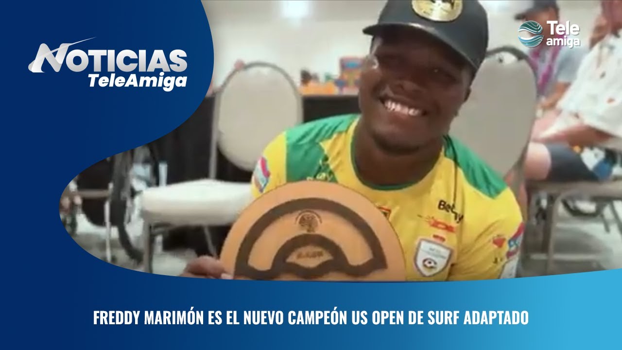 Freddy Marimón es el nuevo campeón us open de surf adaptado - Noticias Teleamiga
