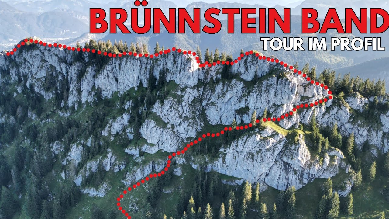Brünnstein Überschreitung über Grat & geheimes Band – alpine Abenteuerroute - Tour im Profil