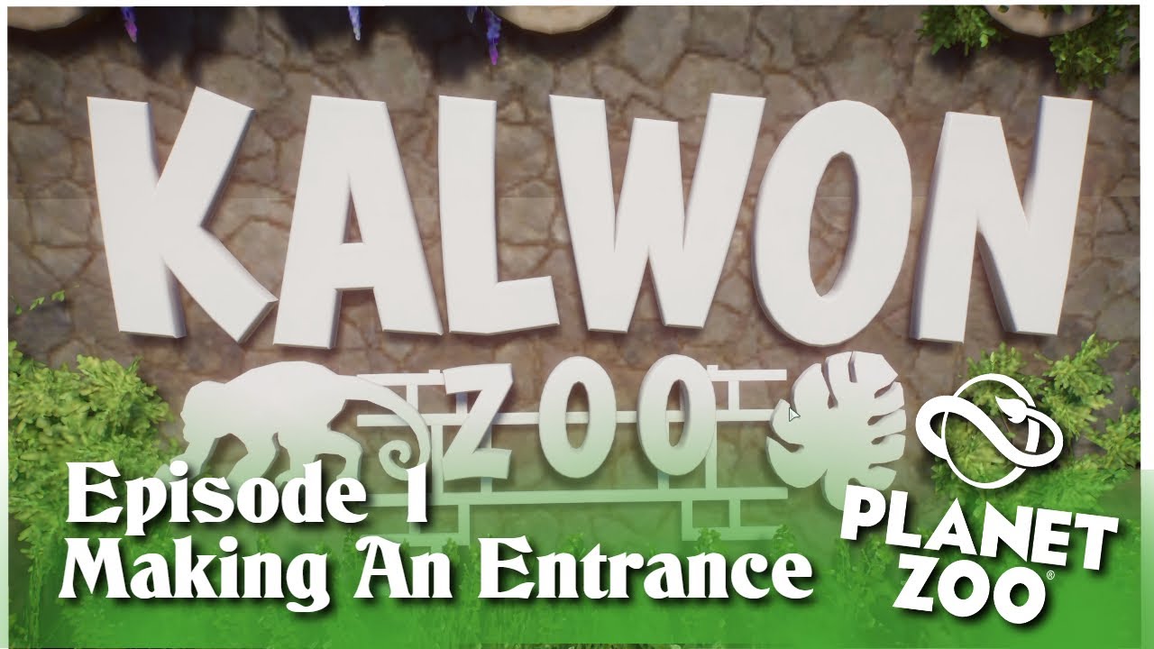 Making An Entrance | Planet Zoo | Speed Build | Kalwon Zoo | Episode 1