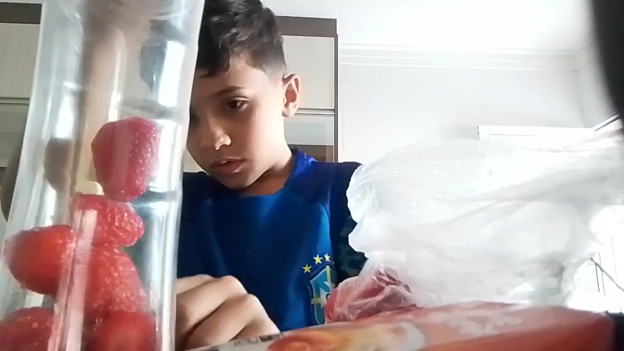 receita de vitamina de morango