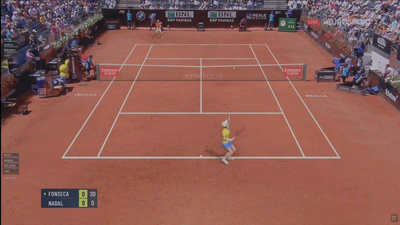 TE4 - ФОНСЕКА против НАДАЛЯ | PS5 | ATP ROME Masters 1000 | XKT WTSL v.4.0b Mod