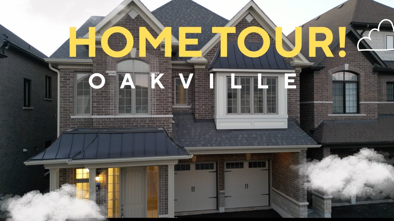 LUXURY HOME TOUR: Brand New Detached House for Sale, Oakville , 12ft Ceilings, Finished Basement