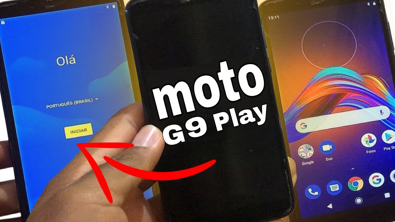 Moto G9 Play - Como Remover Conta Google Moto G9 Play sem PC 