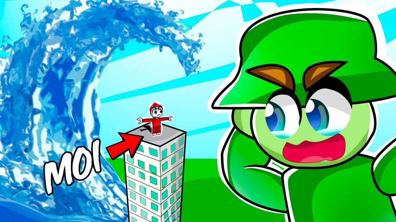 Survivre aux CATASTROPHES NATURELLES dans ROBLOX NATURAL DISASTER !
