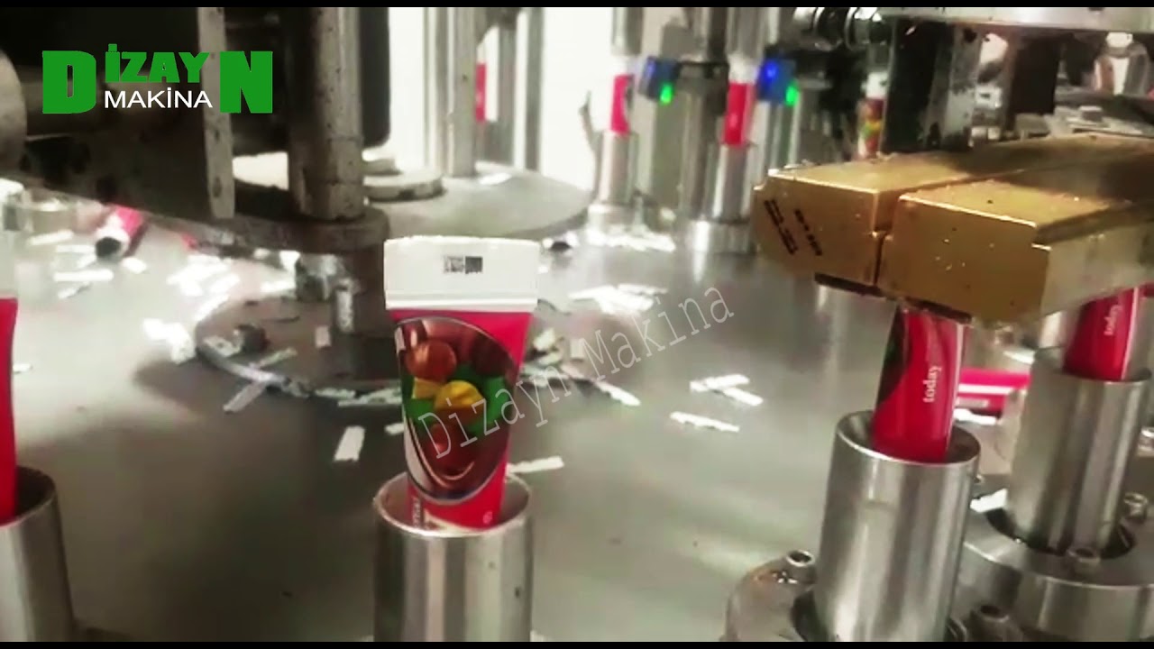 TÜP DOLUM VE KAPATMA MAKİNASI---TUBE FILLING AND PACKAGING MACHINE__NO 020120