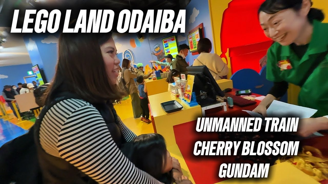 Primo’s Birthday at Legoland Odaiba | Cherry Blossoms, Gundam & The Ghibli Clock | Little Rider Ph