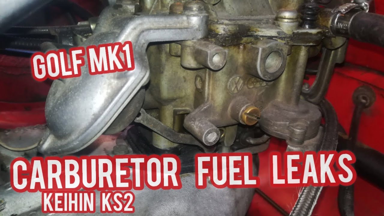 GOLF MK1. УТЕЧКА ТОПЛИВА ИЗ КАРБЮРАТОРА. КАК УСТРАНИТЬ. KEIHIN KS2 #vwgolf #golfmk1 #vwfox #карбю...