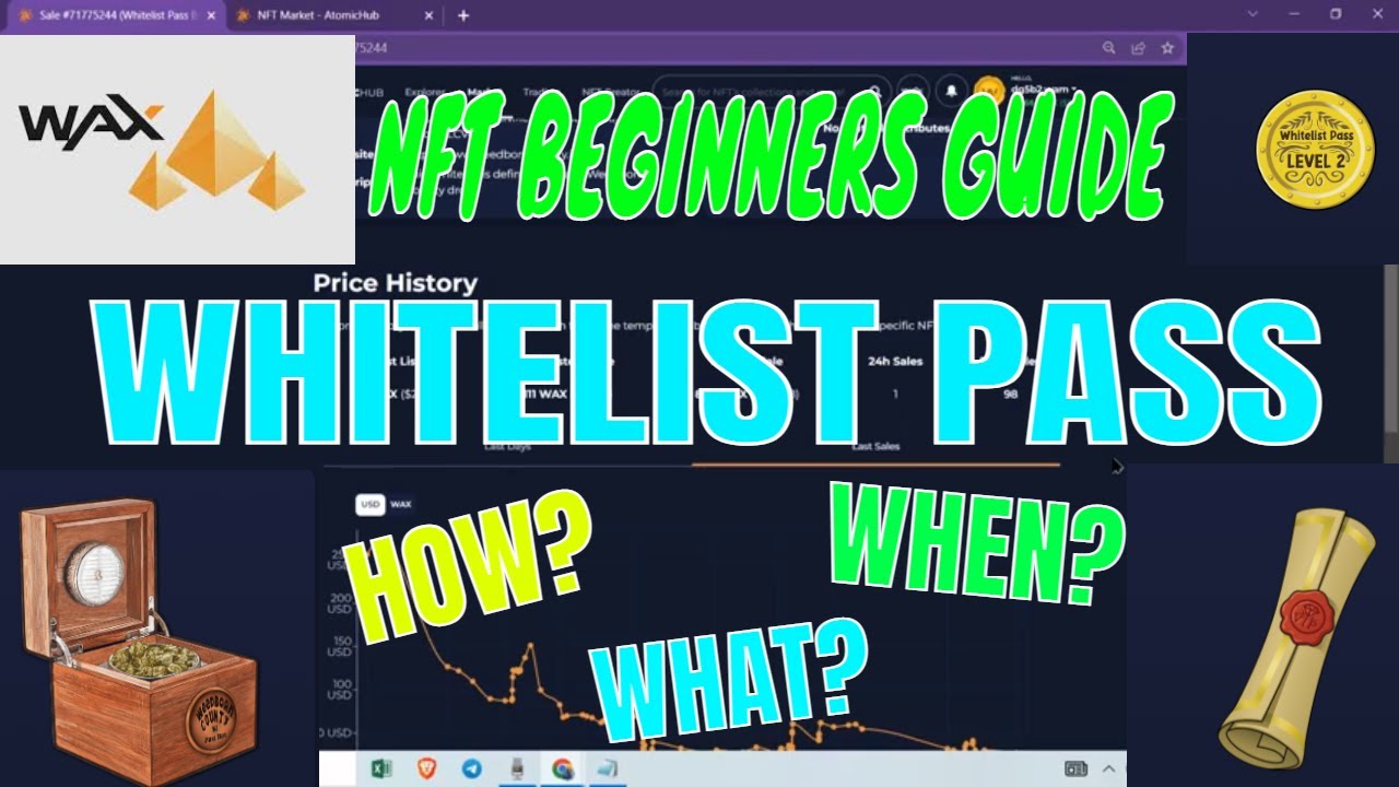 Whitelist Pass Playtoearn NFT Games on the Wax Blockchain / How & Utility