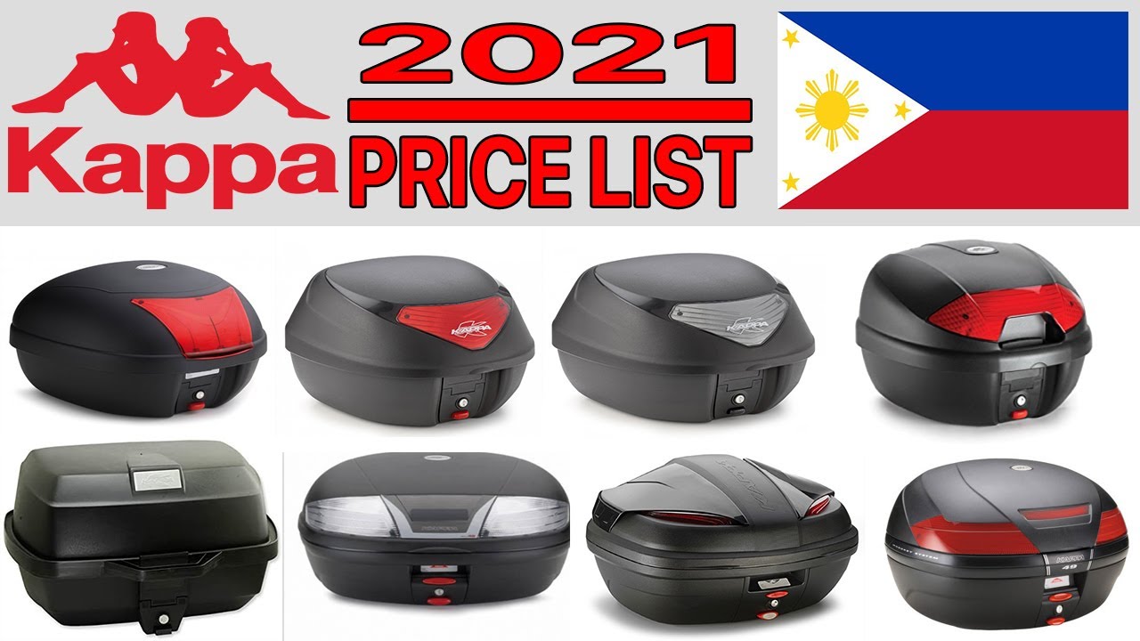 KAPPA TOP CASE PRICE LIST IN PHILIPPINES 2021