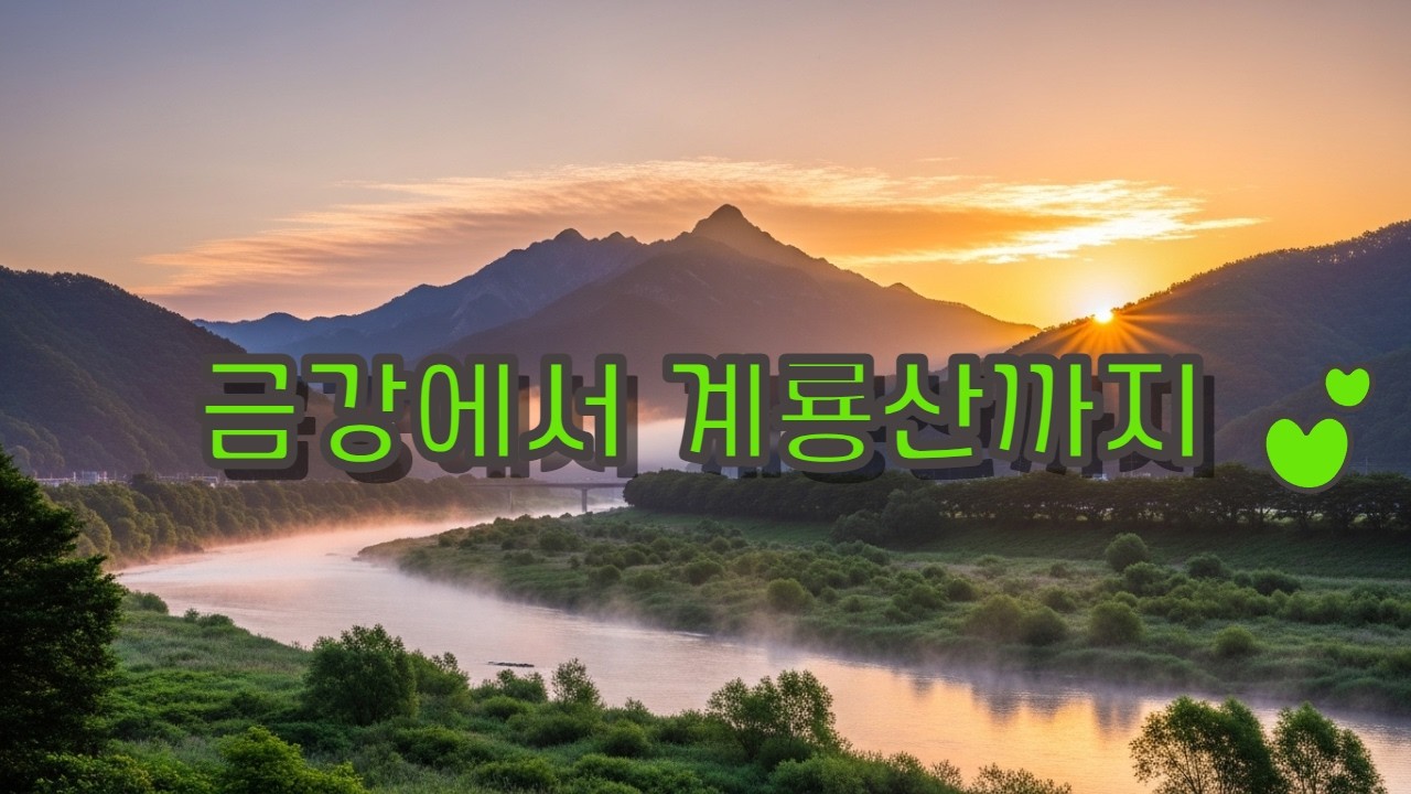 #야생화#야생화 이야기 🌼 강은 바다로, 씨앗은 숲으로 | 금강과 계룡산 이야기