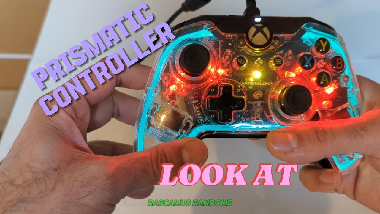 PDP Afterglow Prismatic Light Up Xbox One/Windows Controller Gamepad Show & Look At