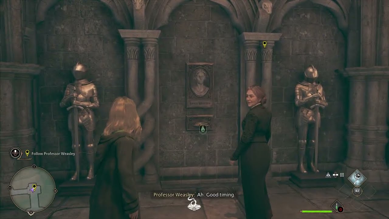 Hogwarts Legacy Unlock Fast Travel Floo Flames Select Grand Staircase