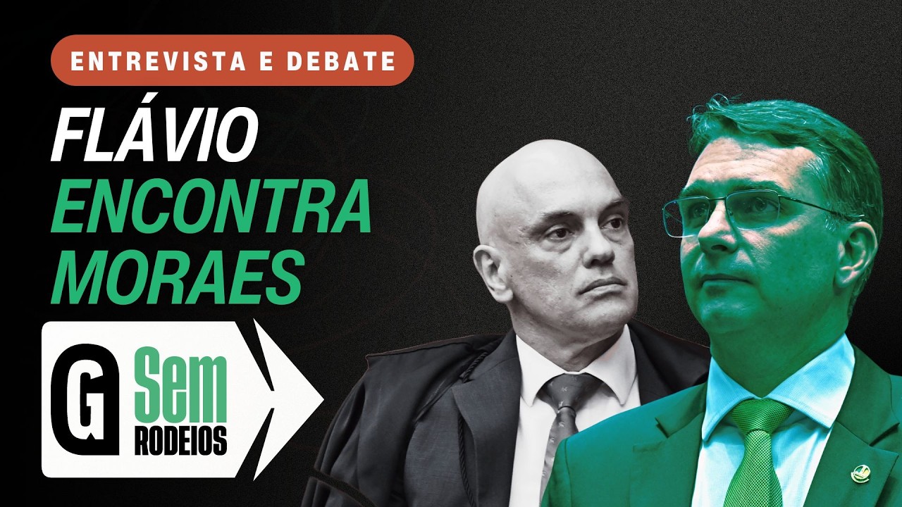 Flávio pressiona Moraes por domiciliar de Jair Bolsonaro | SEM RODEIOS