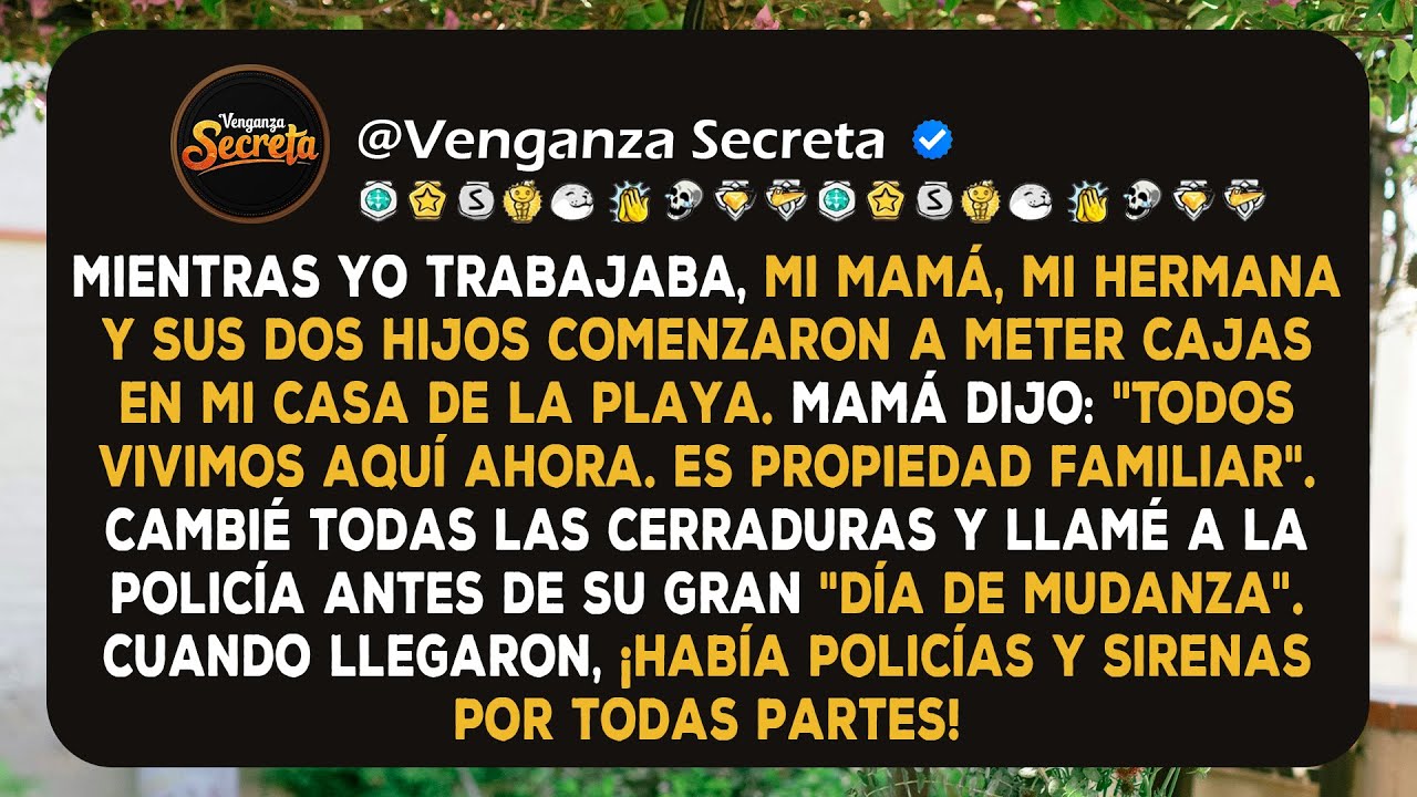 Mi familia intentó mudarse a mi casa de la playa sin preguntar; cambié las cerraduras y alerté a la