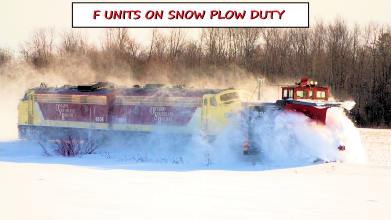 F UNITS ON SNOW PLOW DUTY