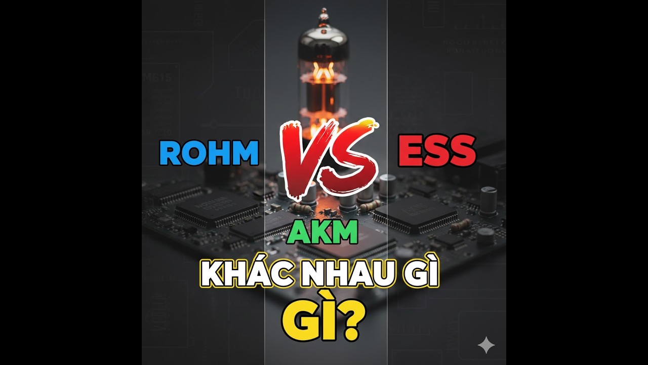 Chip ROHM, AKM, ESS &ndash; Kh&aacute;c Nhau Ở Chất &Acirc;m Thế N&agrave;o?