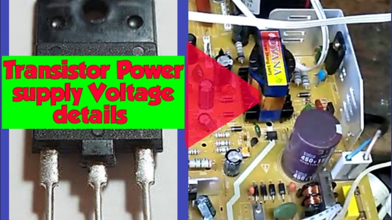 Transistor SMPS power supply Details in CRT TV, with Block diagram & Voltage.