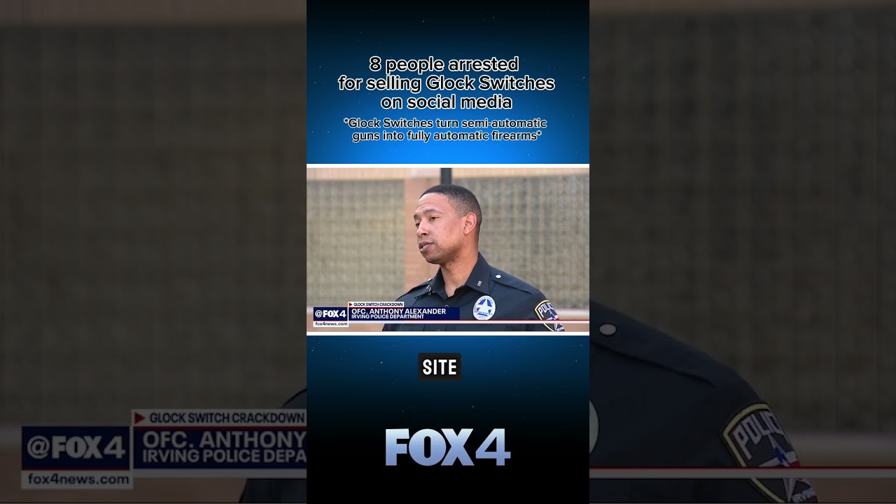 8 people arrested in "Glock Switch Takedown"