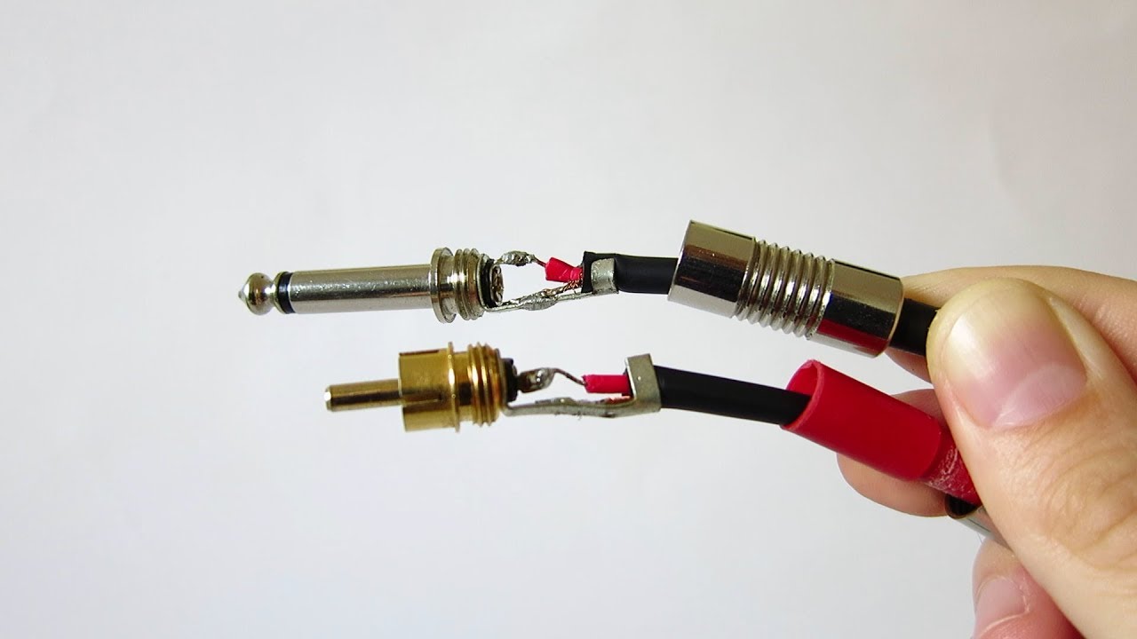 L&Iacute;NEA DE AUDIO NO BALANCEADA - Conectores TS y RCA