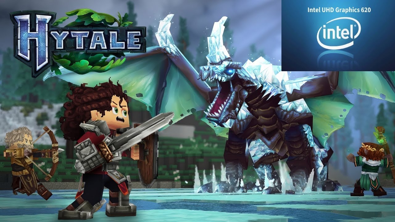 Играю в Hytale на интегрированной видеокарте Intel UHD 620.