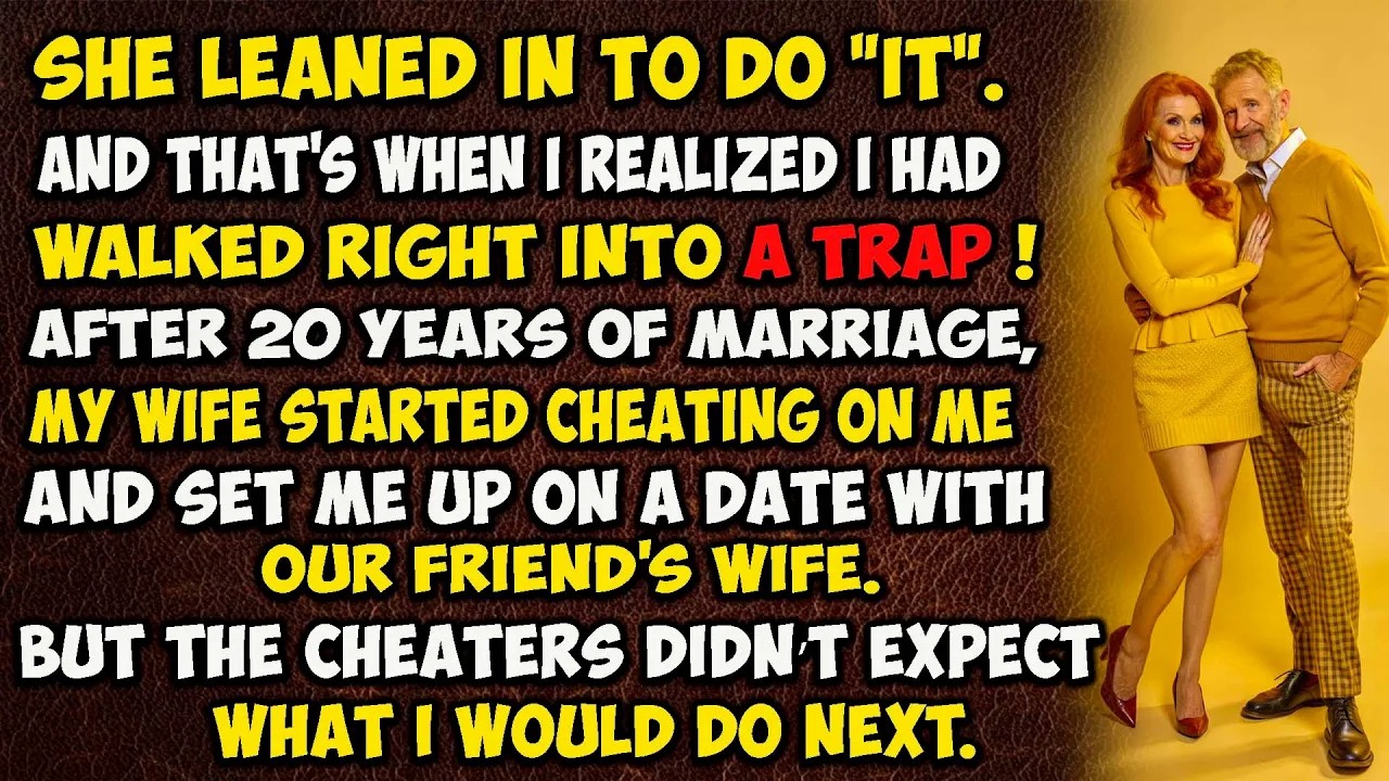 She leaned in to do it. And that's when I realized I had walked right into a trap. After 20 years