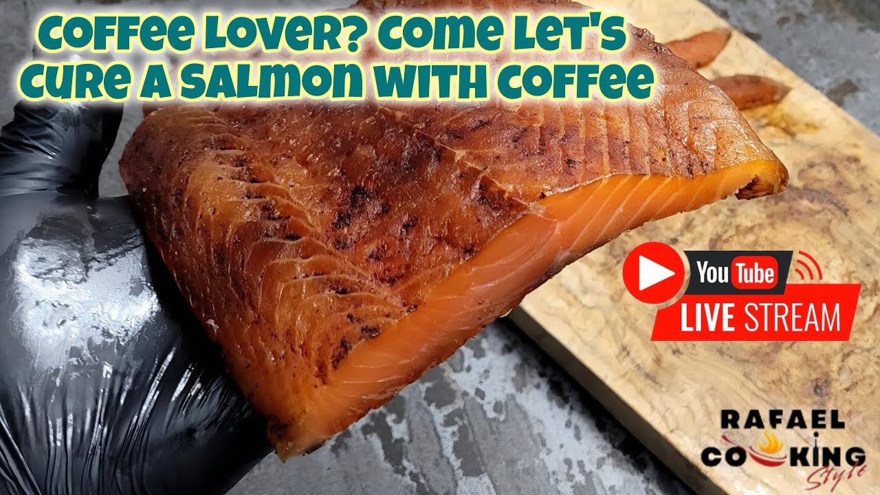 Are you a Coffee Lover? Come let's cure a SALMON with COFFEE #coffeelover #curedsalmon #salmon