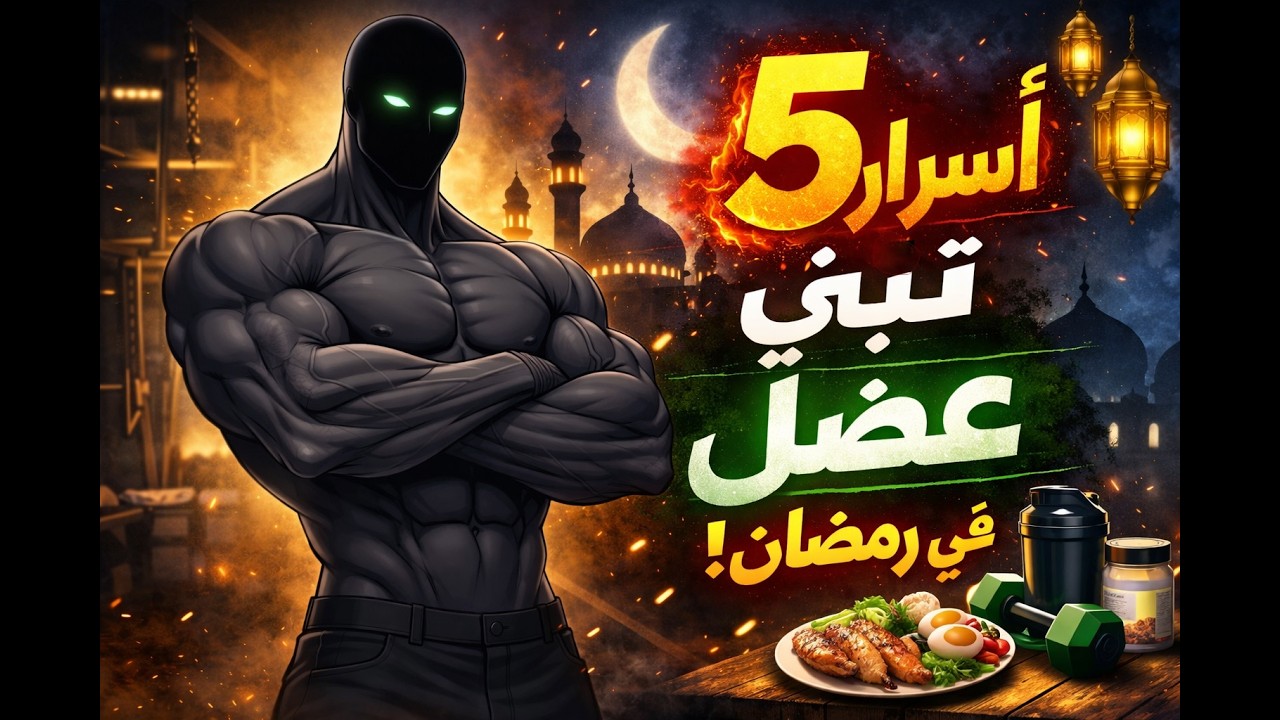 أقوى 5 أسرار لبناء العضلات في رمضان! (الناس بتغلط فيهم)