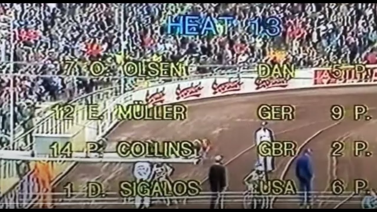 Egon Müller Norden Lauf 13 Speedway Weltmeisterschaft
