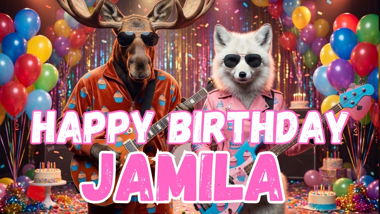 JAMILA Happy Birthday Song - Happy Birthday to Jamila