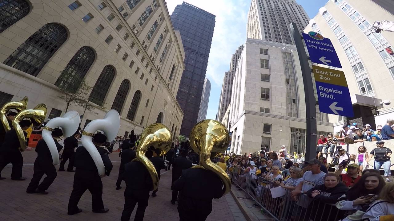 Pittsburgh Penguins Celebratory Parade 2016 (North Allegheny Marching Band)