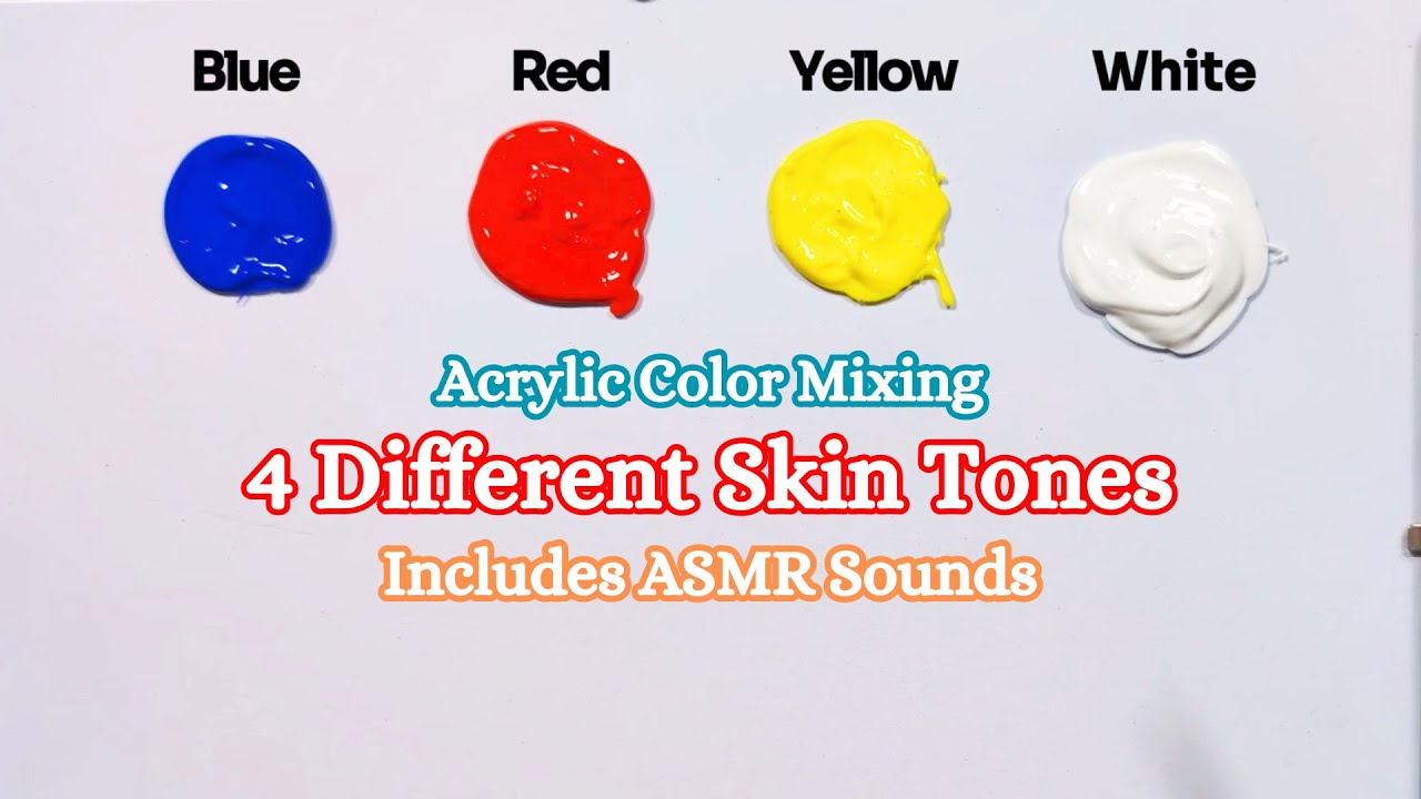 How To Extract SKIN TONES | Primaries + White | Art To Satisfy | Paint Mixing