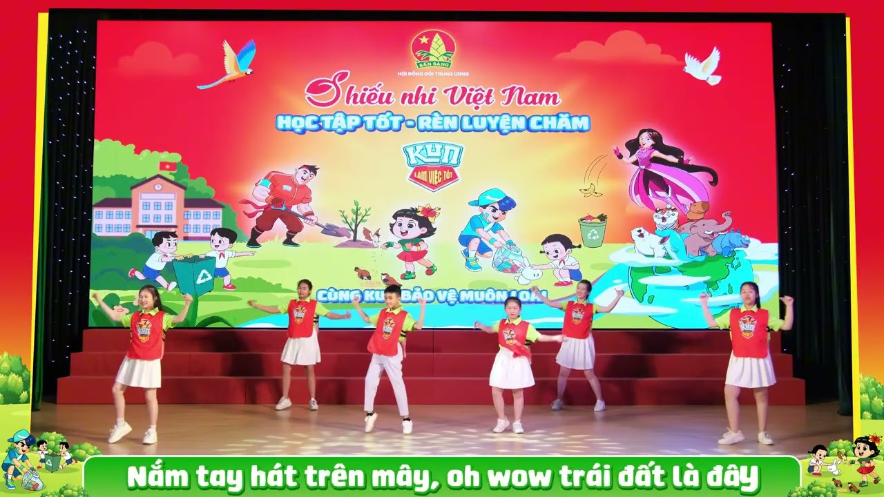 Bài Nhảy Mẫu CÙNG KUN BẢO VỆ MUÔN LOÀI  (Thiếu nhi vui khỏe tiến bước lên Đoàn)