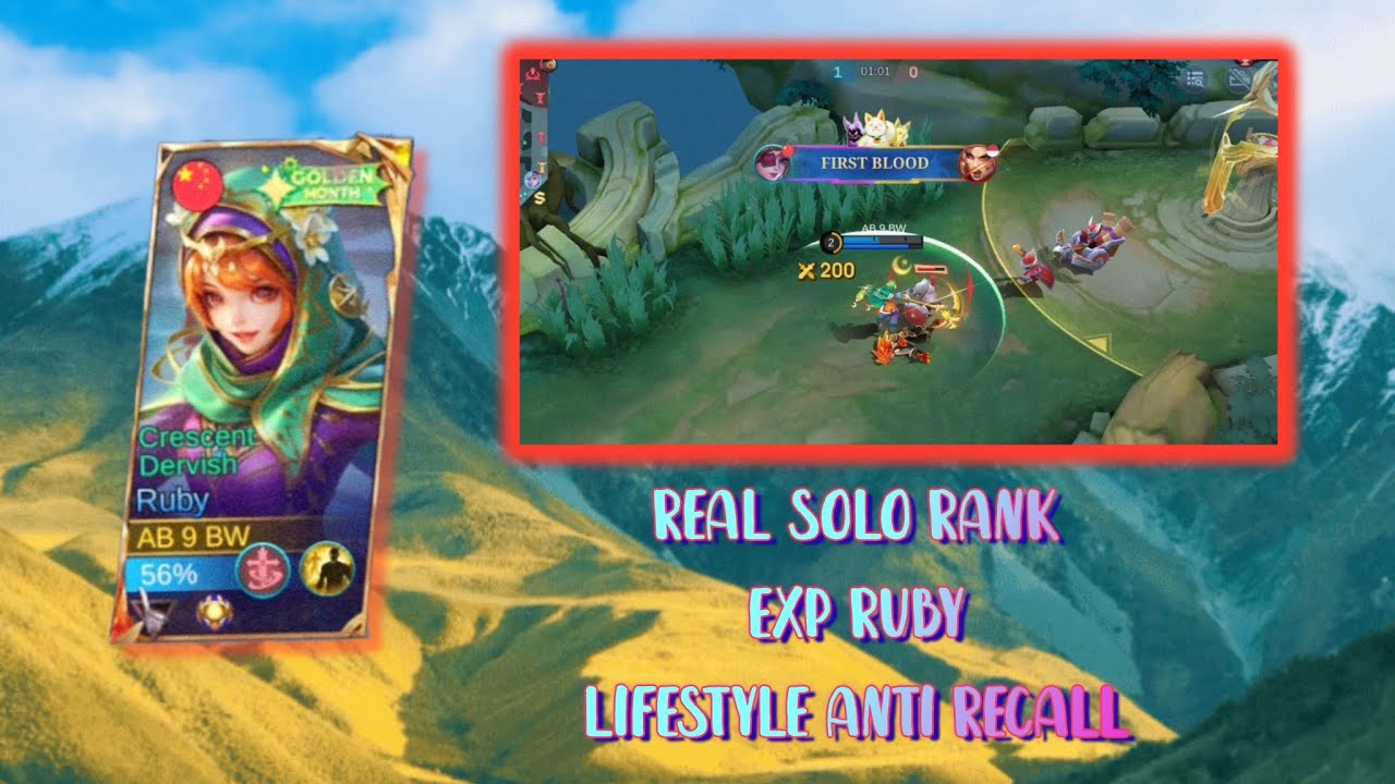 MOBILE LEGENDS: BANG BANG | REAL SOLO RANK RUBY | 5 VS 5 | EXP RUBY | MASHA AUTO DEFEAT | #mlbb 