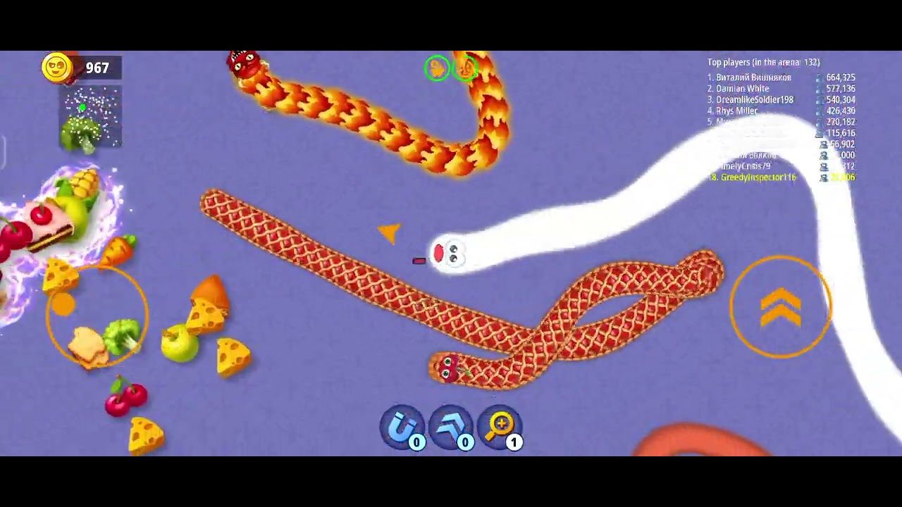 Killer 😎🖤 Worms zone 🐍😱 #likeandsubscribe #gaming #wormszone 