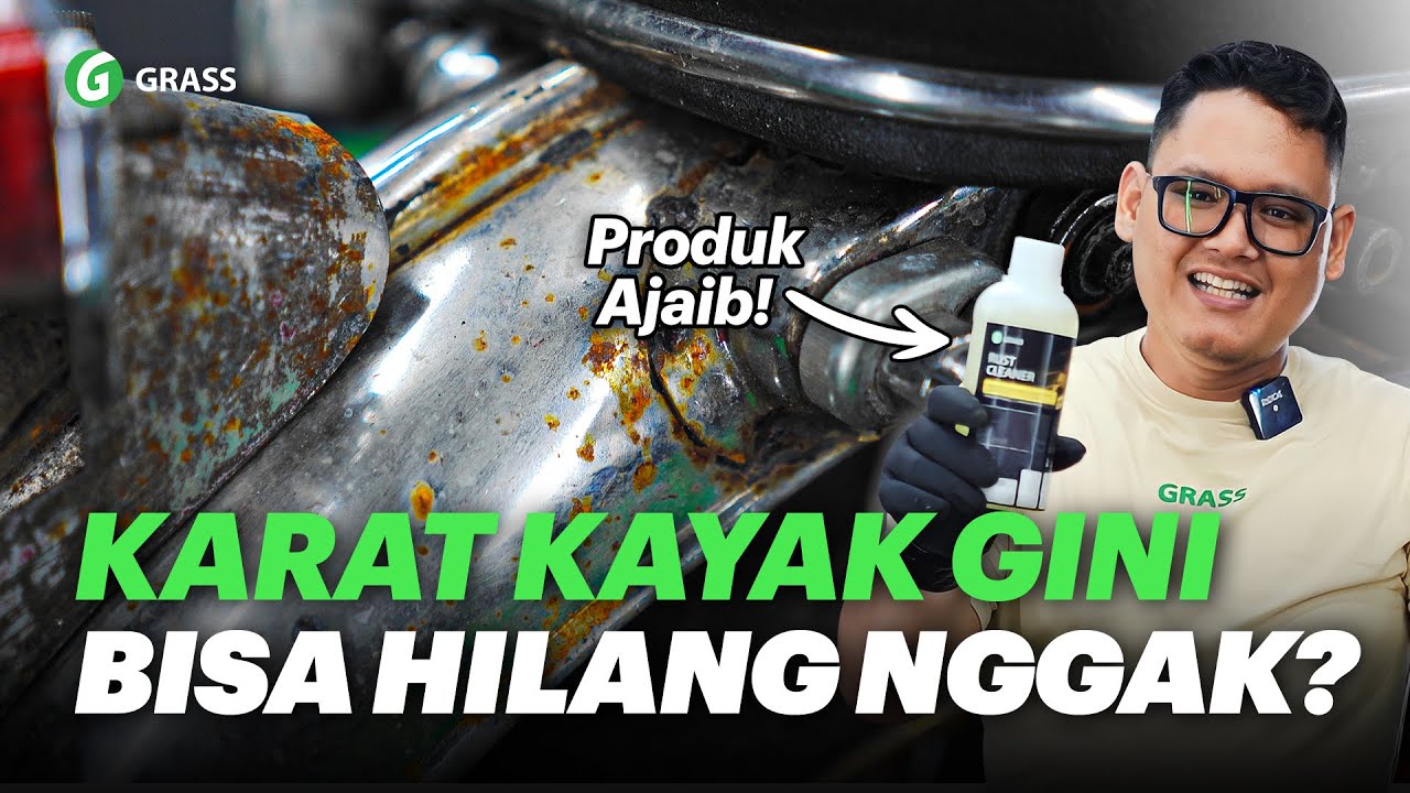 TUTORIAL : BERSIHKAN KARAT DI MOTOR DENGAN RUST CLEANER DARI GRASS